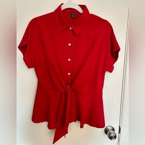 NWOT Red Blouse
